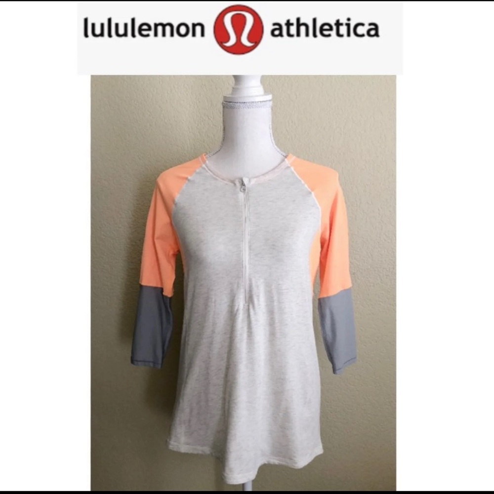 COPY - Lululemon Athetica  G4 Half Zipper Shirt Size 6